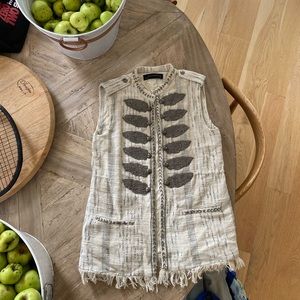 ZARA Beaded vest